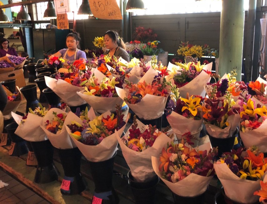 public market flowers